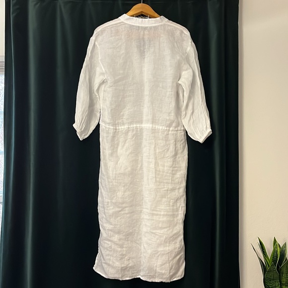 Tory Burch 100% Linen Swim Cover Up Caftan - Like New Condition - Picture 6 of 8